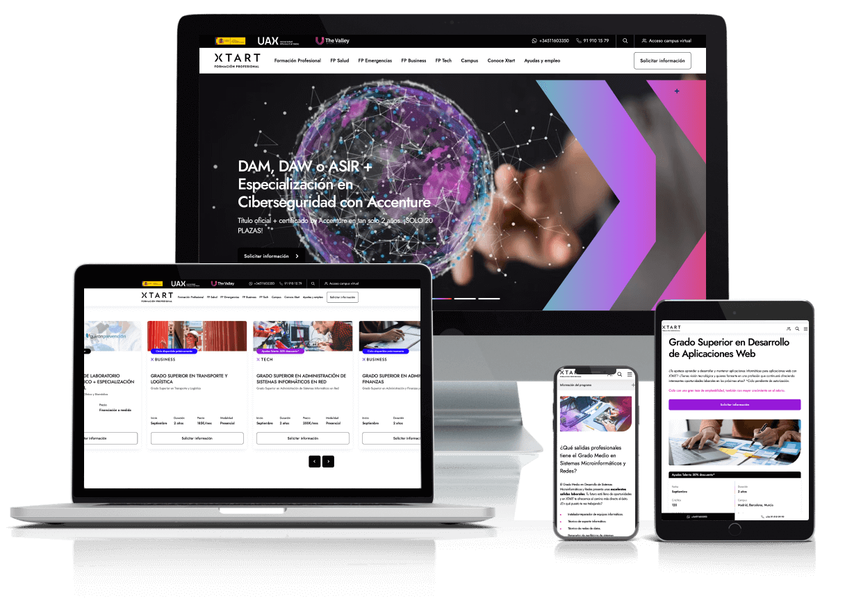 xtart project web elearning online